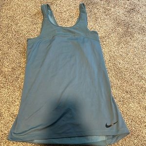 Blue Nike workout tank top